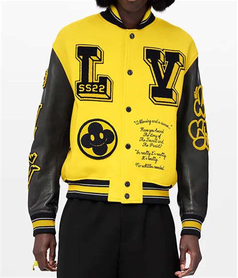 louis vuitton jacket men price|louis vuitton varsity jacket black.